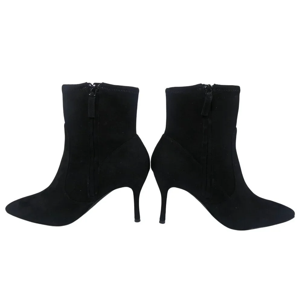 Nine West Women's Black‎ Suede Heels Size 8.5 - Picture 4 of 11